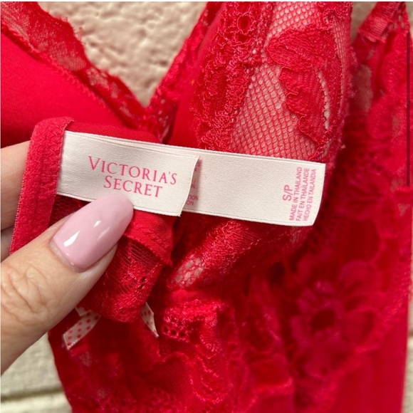 Victoria’s Secret Red/Pink Lace Lingerie Dress - Picture 4 of 4